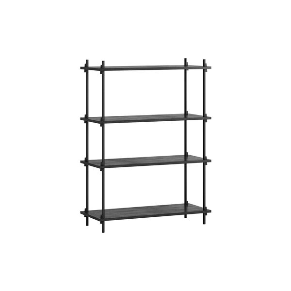 Shelving System &ndash; S.115.1.A, black/black, MOEBE
