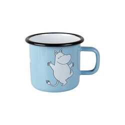 Moomin Enamel Mug, light blue, Muurla