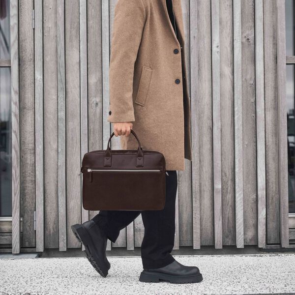 KnoxMBG Laptop Bag, espresso brown, Markberg