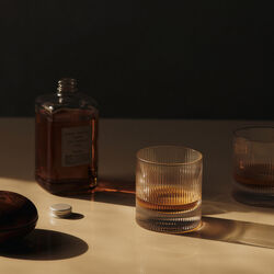 Ripple Tumblers 2 pcs., clear, Ferm Living