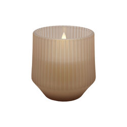 Scented wax glass candle uplift, beige, Uyuni Lighting