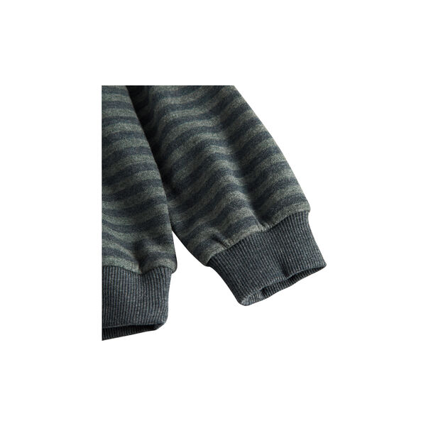 Thanos Polo Sweat, forest stripe mel., MarMar Copenhagen