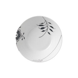 Black Fluted Mega djup tallrik, 17 cm, Royal Copenhagen