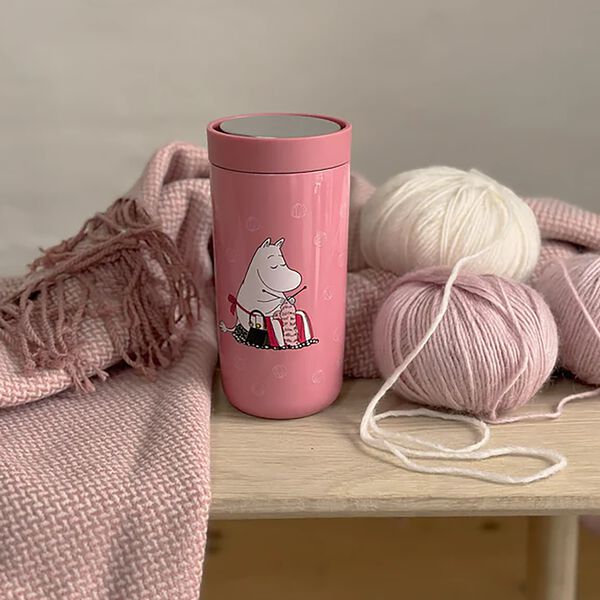 To Go Click termosmugg 0,4 L, moomin knitting, Stelton