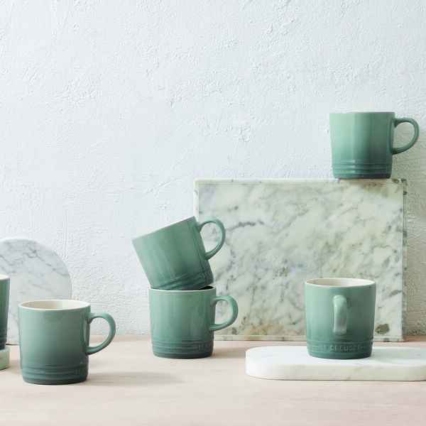Espressokopp, sea salt, Le Creuset