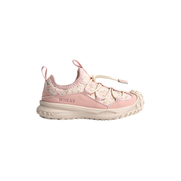 Sneaker Billie, ivory flower meadow, Wheat