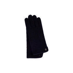 Sasha stickad handske, black, Kessler