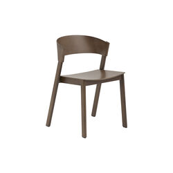 Cover Side Chair, stained dark brown, Muuto