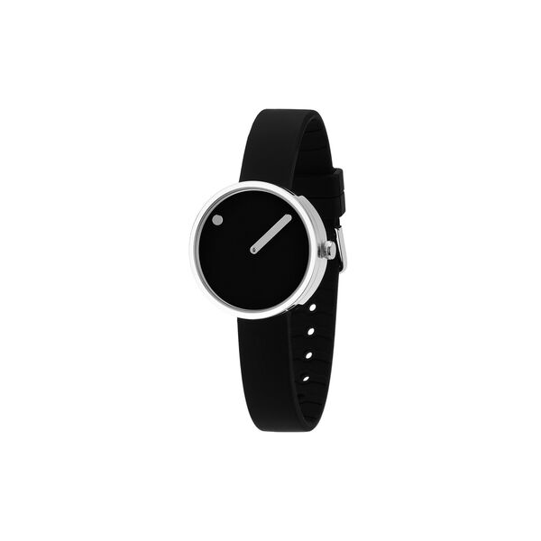 Picto armbandsur, svart/stål Picto armbandsur, svart/stål, Picto