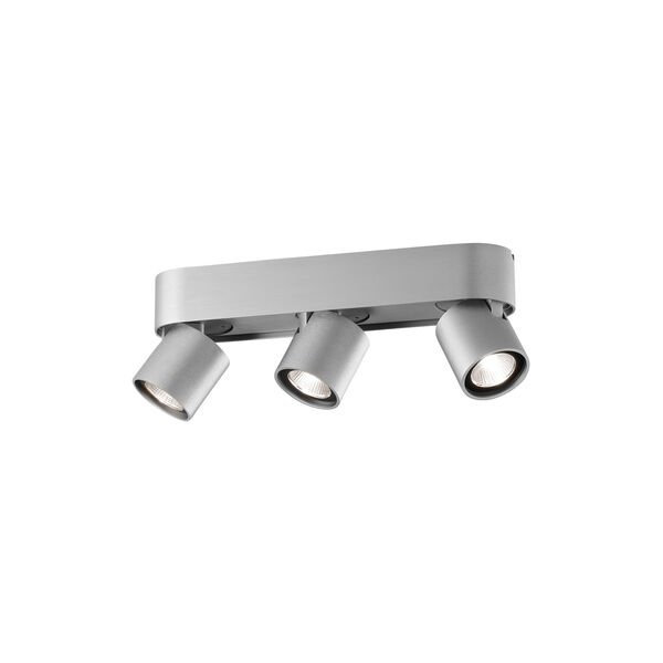 AURA C3 taklampa, titanium, LIGHT-POINT