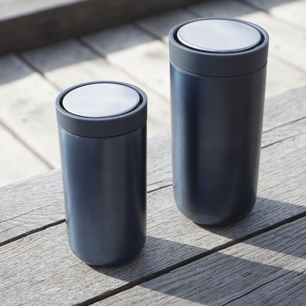 To Go Click termosmugg 0,2 L, blue/metallic, Stelton
