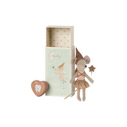 Tandfenmus i tändsticksask, rose, Maileg