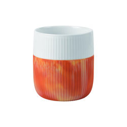 Fluted Contrast Marble Mug 35 cl, warm ochre Fluted Contrast Marble Mug 35 cl, warm ochre, Royal Copenhagen