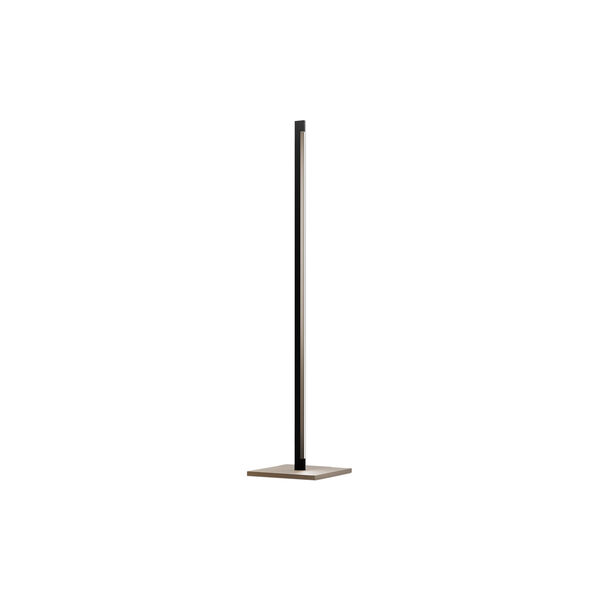 INLAY F1 LINEAR golvlampa, matt black/satin gold, LIGHT-POINT