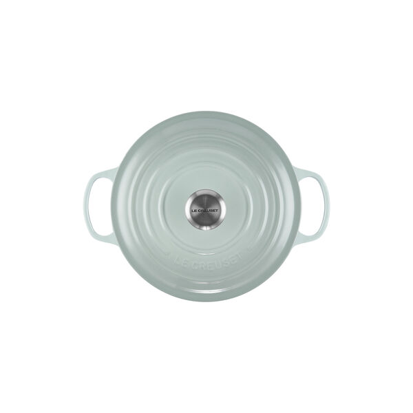 Signature gjutj&auml;rn rund gryta &Oslash; 26 cm, sea salt, Le Creuset