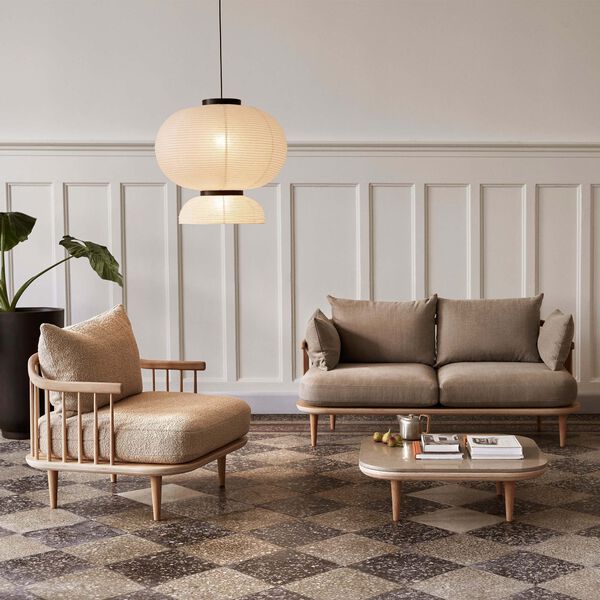 Fly SC10 Lounge Chair, Karakorum 003/oiled oak, &Tradition