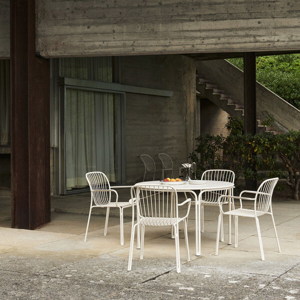 Thorvald SC95 Outdoor Armchair, ivory Thorvald SC95 Outdoor Armchair, ivory, &Tradition