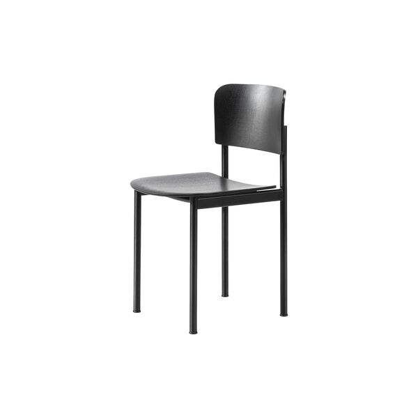 Plan Chair, black lacquered ash/black, Fredericia Furniture