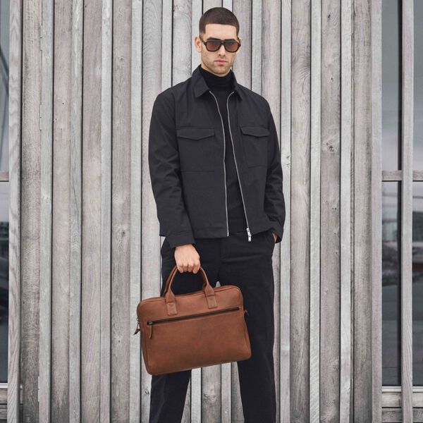 KnoxMBG Laptop Bag, cognac, Markberg