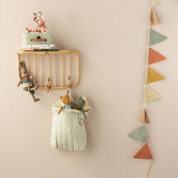 Hare storlek 2 med t-shirt och shorts, brun, Maileg