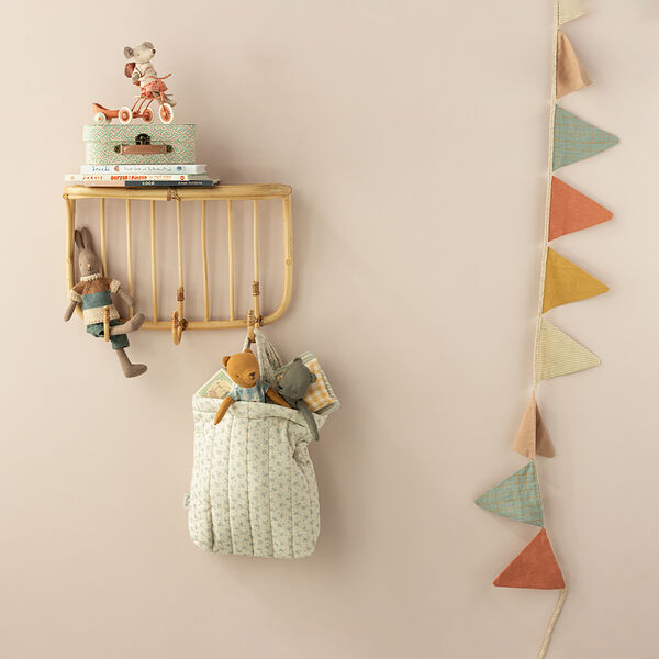 Hare storlek 2 med t-shirt och shorts, brun, Maileg