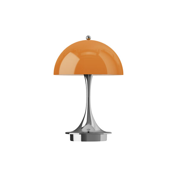 Panthella 160 Original Portable Table Lamp, opal orange, Louis Poulsen