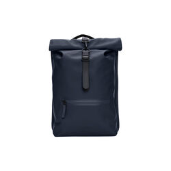 Rolltop Rucksack, navy, Rains