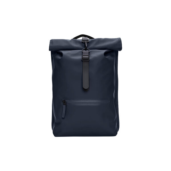 Rolltop Rucksack, navy, Rains