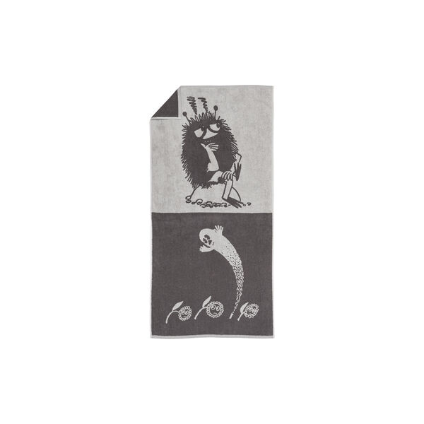 Moomin bath towel Stinky 70x140 cm, grey, Moomin Arabia