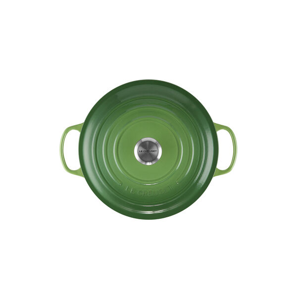 Signature rund gryta Ø 28 cm, bamboo green, Le Creuset