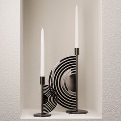 Cirkus ljusstake, black, Klong