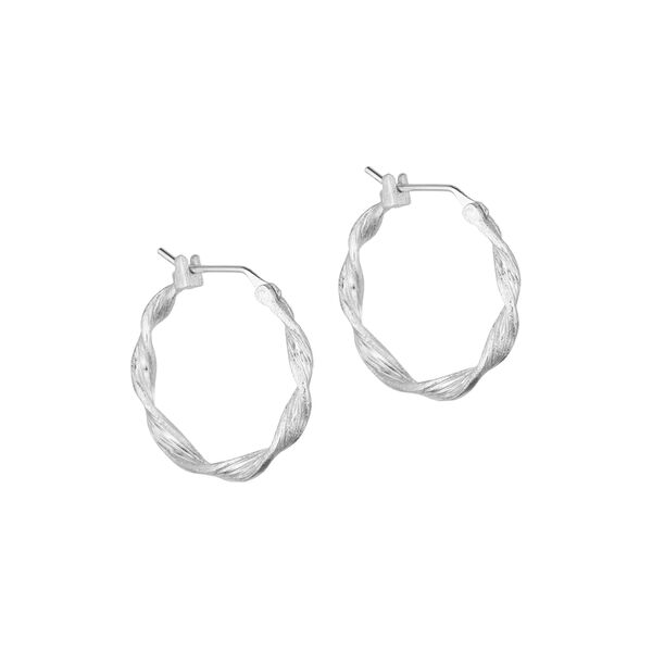 Olivia hoop &ouml;rh&auml;ngen, f&ouml;rsilvrade, Pure by Nat