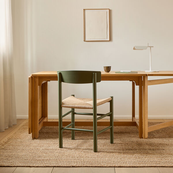 J39 Mogensen stol, khaki green/natural, Fredericia Furniture