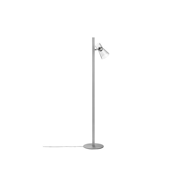 NOCTURNE F1 CONE Floor Lamp, silver, Flos