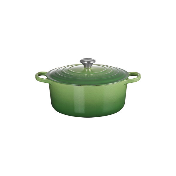 Signature gjutj&auml;rn rund gryta &Oslash; 28 cm, bamboo green, Le Creuset