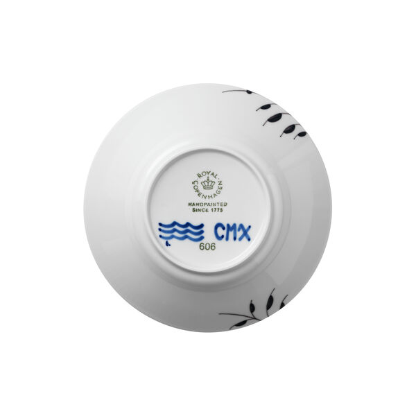 Black Fluted Mega djup tallrik, 24 cm, Royal Copenhagen