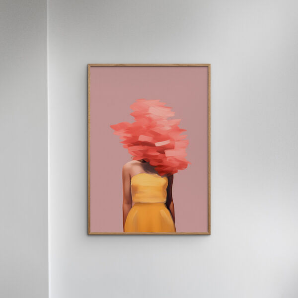 Lady Paint 1, Poster & Frame