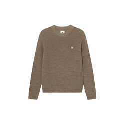 WWHalum crew neck, desert palm melange, Wood Wood