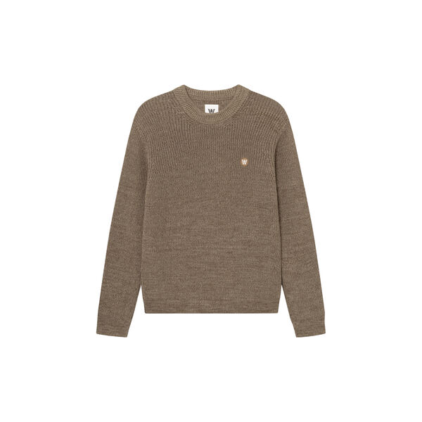 WWHalum crew neck, desert palm melange, Wood Wood