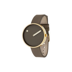 PICTO armbandsur, mocha brown/gold/mocha brown PICTO armbandsur, mocha brown/gold/mocha brown, PICTO