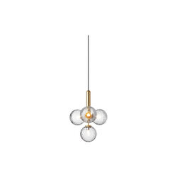 Miira 4 Pendant, brass/optic clear, Nuura