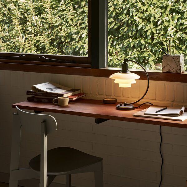 PH 2/2 Luna Table Lamp Special Edition, matt black/opal, Louis Poulsen