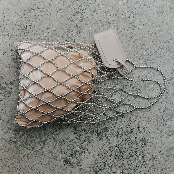 Day Beaded Chrome Shoulder, silver, DAY ET