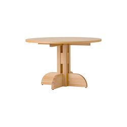 Puffin Dining Table | Round | &Oslash; 120 | Oak Veneer, Audo Copenhagen