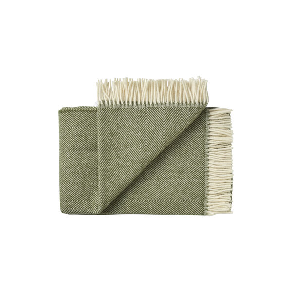Rømø Throw, 00186 forest floor green Rømø Throw, 00186 forest floor green, Silkeborg Uldspinderi