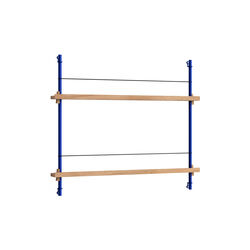 Magazine Shelving Small, oak/deep blue, MOEBE