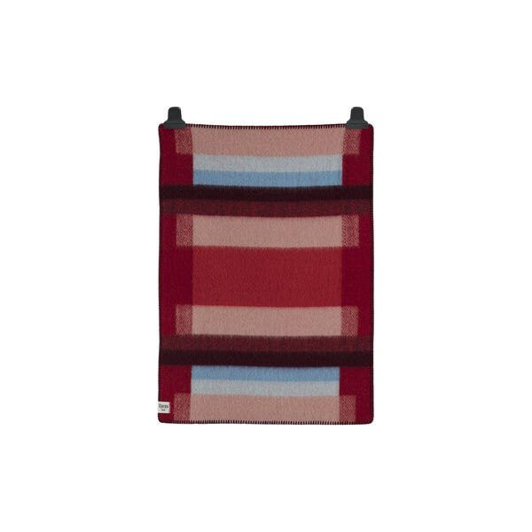 MIKKEL Baby Size Throw, red, Røros Tweed