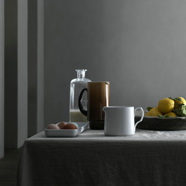 White Fluted fat, 36 cm White Fluted fat, 36 cm, Royal Copenhagen