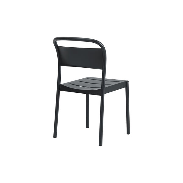Linear Steel Side Chair, anthracite black Linear Steel Side Chair, anthracite black, Muuto