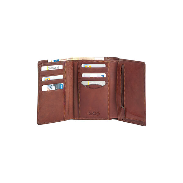 Wallet, dark brown, Tony Perotti